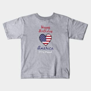 "Happy Birthday America" Kids T-Shirt